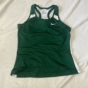 Nike Dri-Fit forest green athletic top